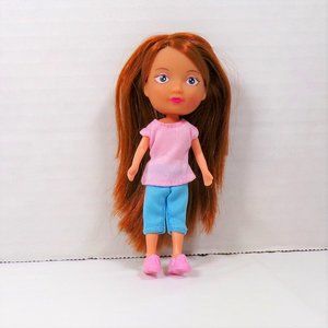 Neat-Oh! Everyday Princess SOPHIE Fashion Doll Small 4" Pink Shirt Blue Shorts